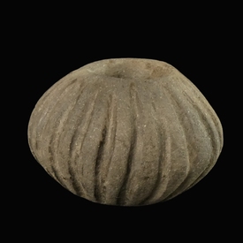 Roman faience melon bead