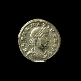 Roman Empire, Delmatius (335-337 AD), silvered Æ Follis