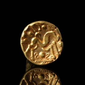 Northeast Gaul, Ambiani, gold stater 'Gallic War issue'