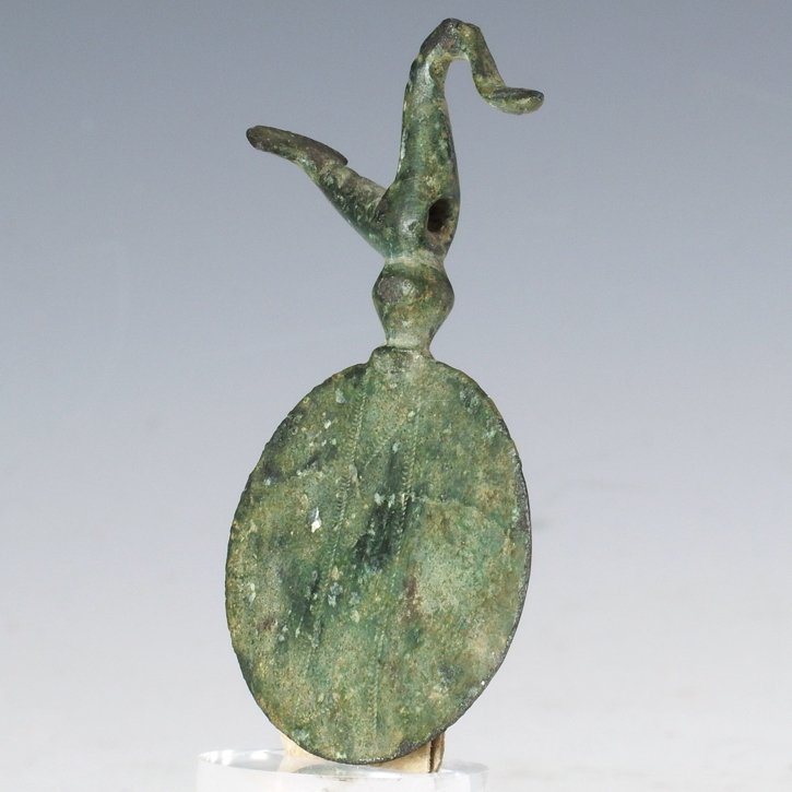 Ancient Greece, bronze pendant with bird