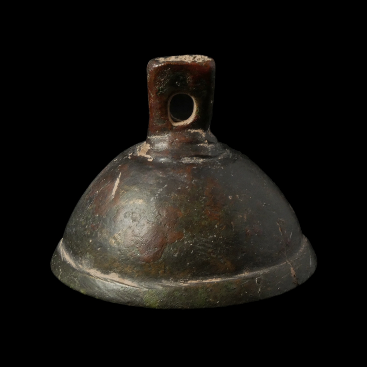 Byzantine bronze early Christian Bell, dedicated to Archangel Gabriel