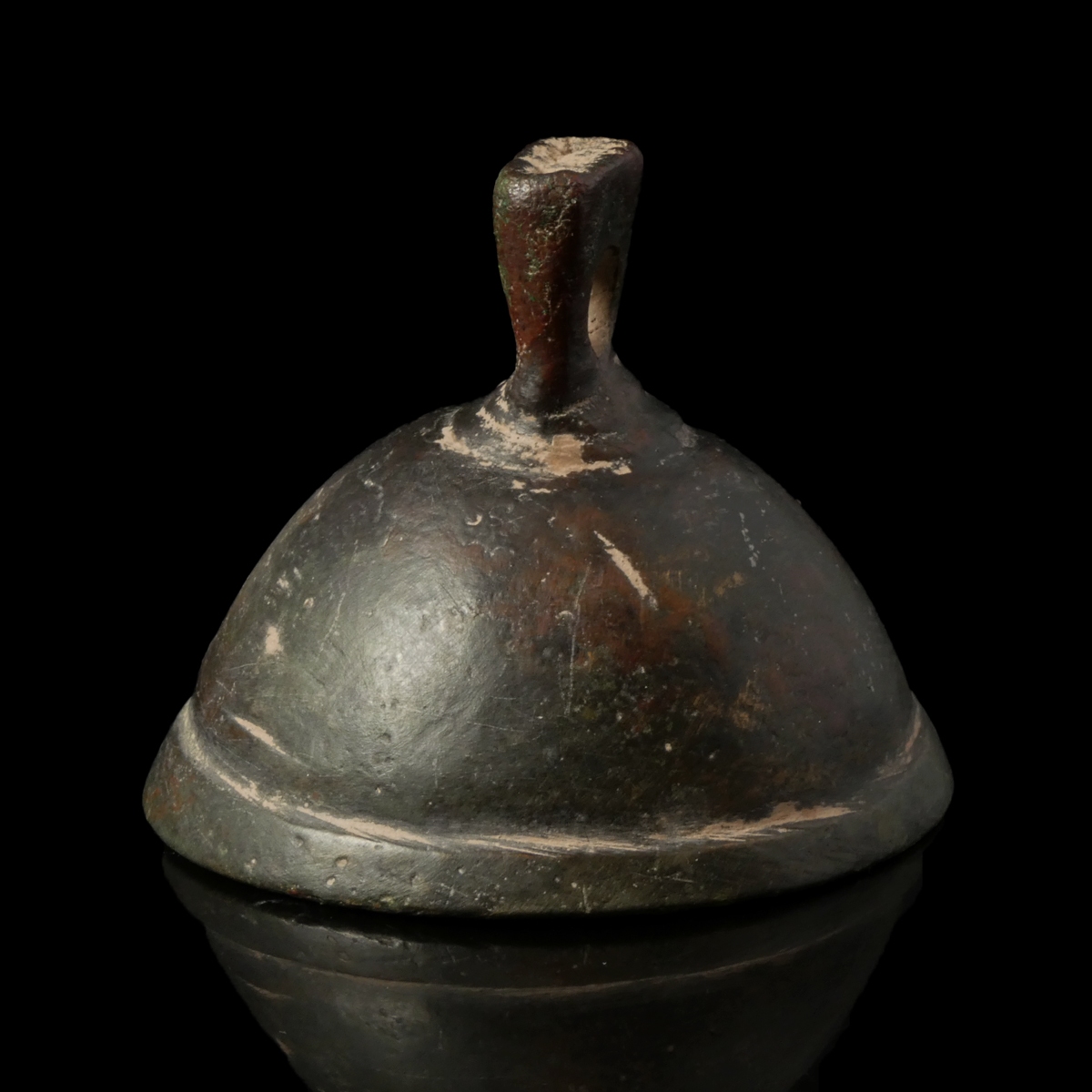 Byzantine bronze early Christian Bell, dedicated to Archangel Gabriel