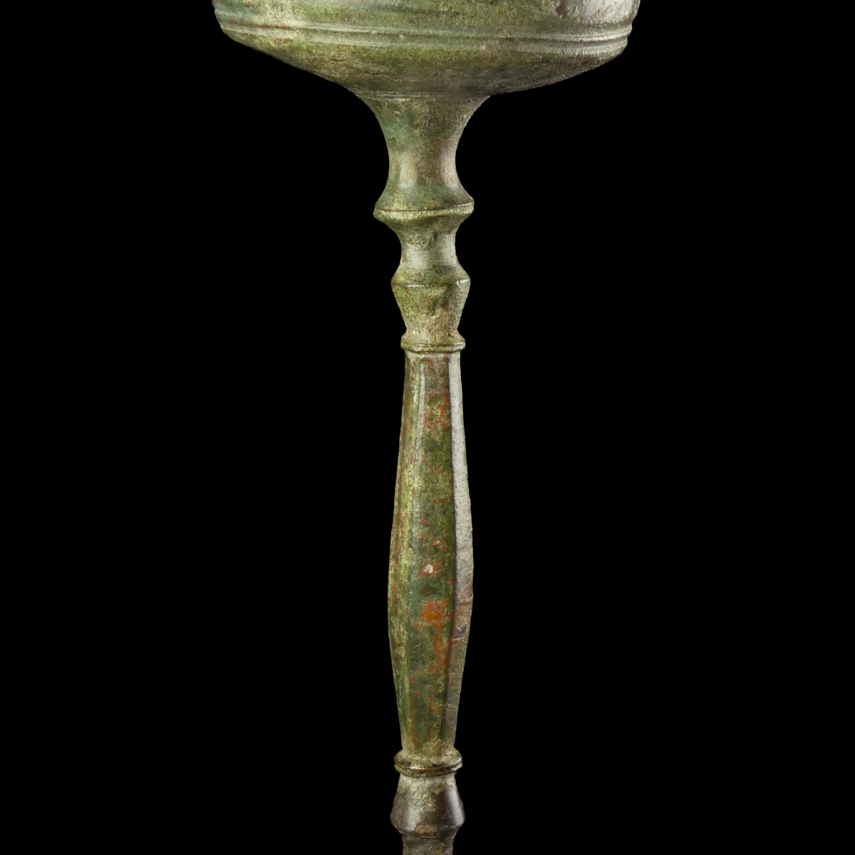 Late Roman - early Byzantine bronze Candlestick - Tripod