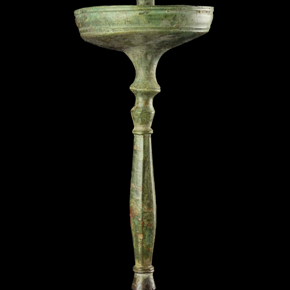 Late Roman - early Byzantine bronze Candlestick - Tripod