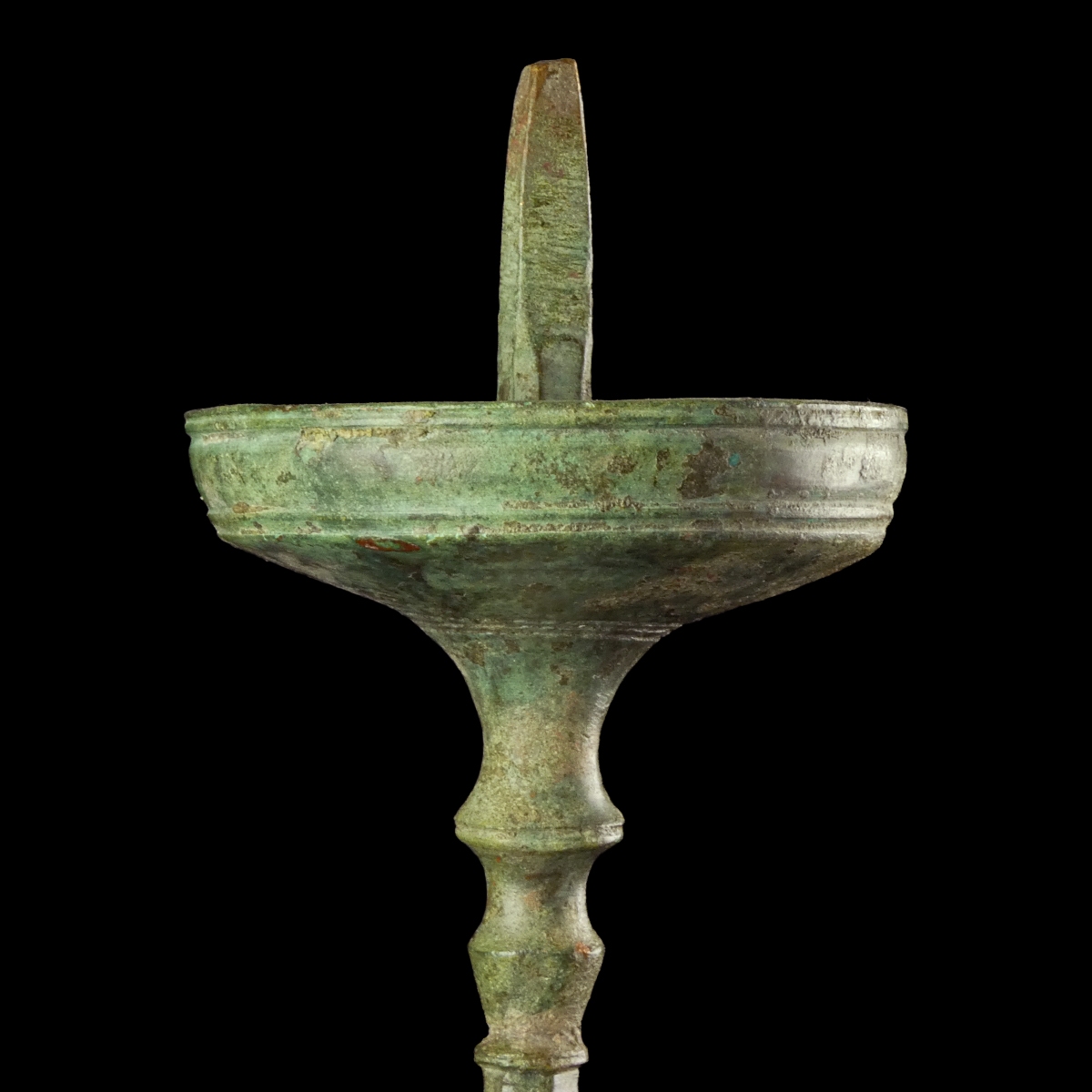 Late Roman - early Byzantine bronze Candlestick - Tripod