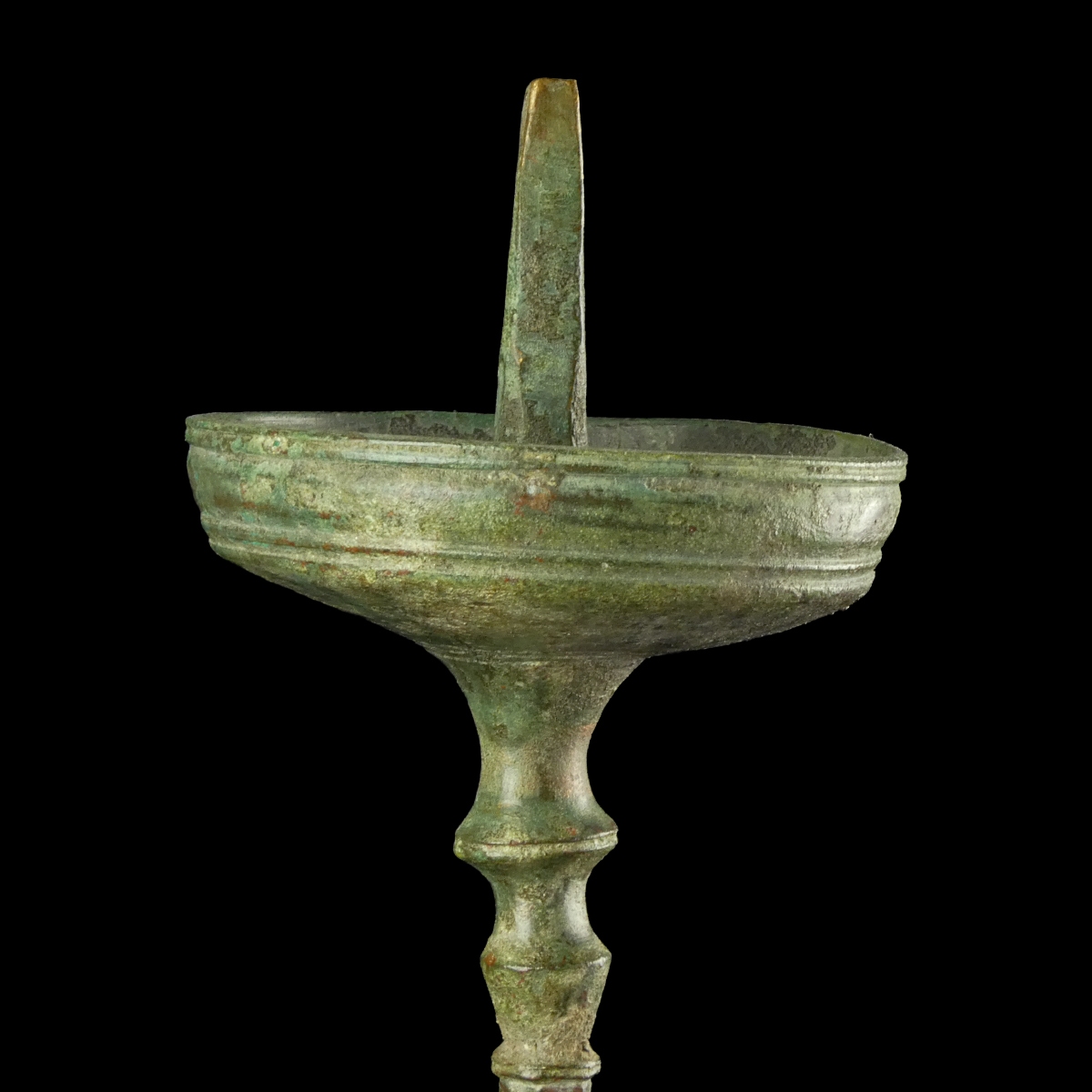 Late Roman - early Byzantine bronze Candlestick - Tripod