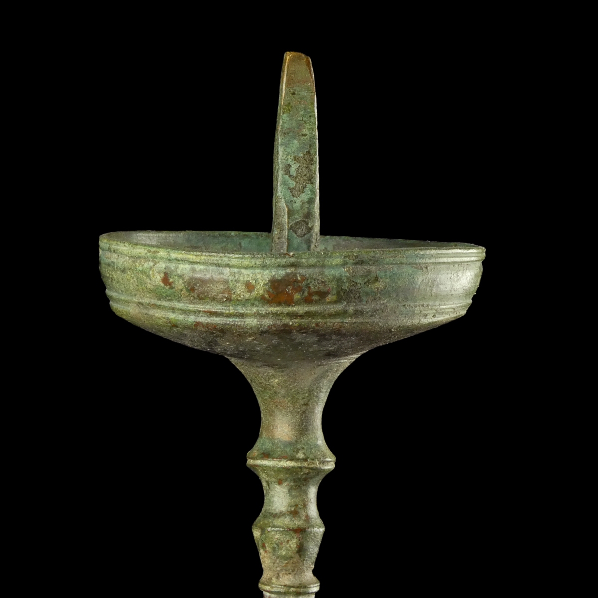 Late Roman - early Byzantine bronze Candlestick - Tripod