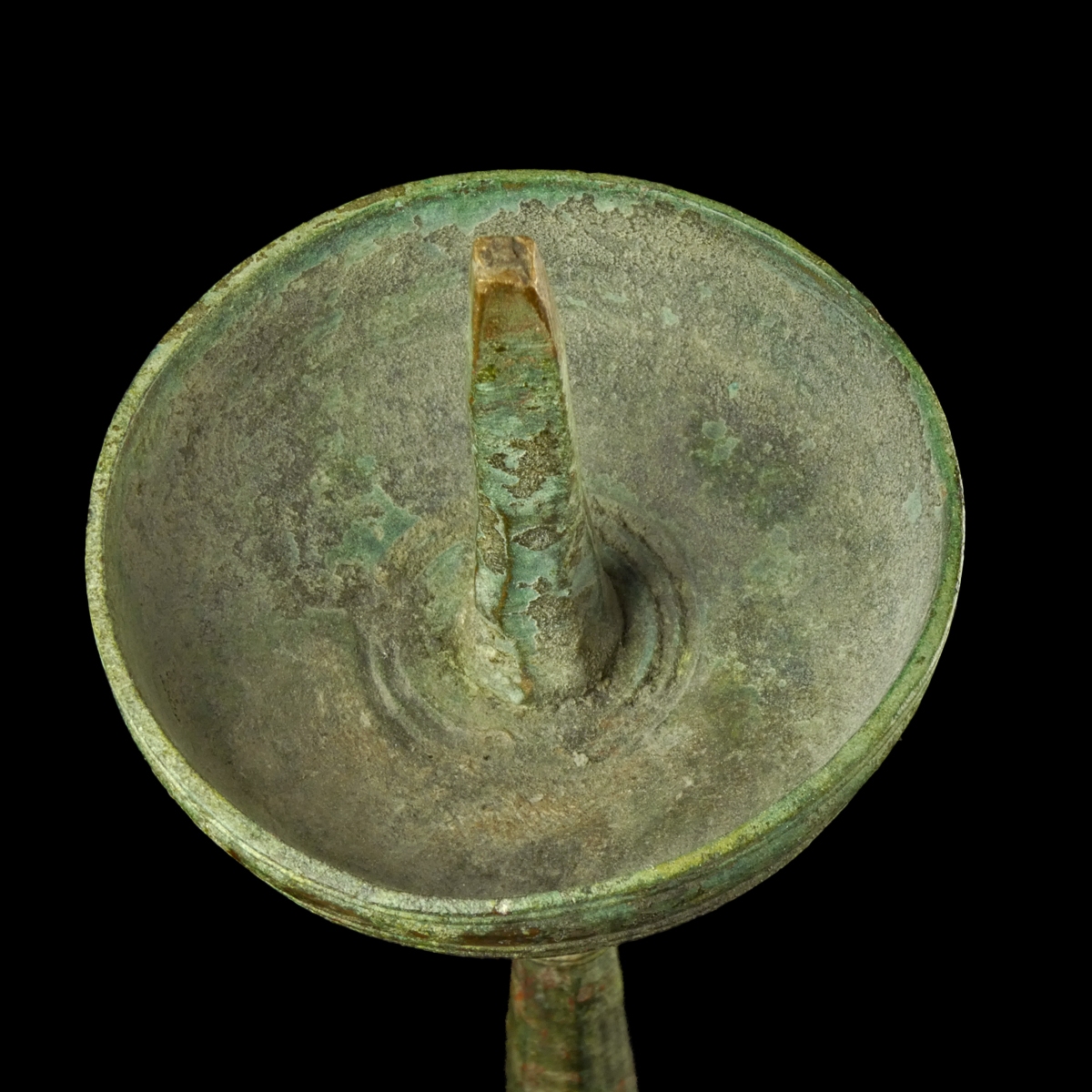 Late Roman - early Byzantine bronze Candlestick - Tripod