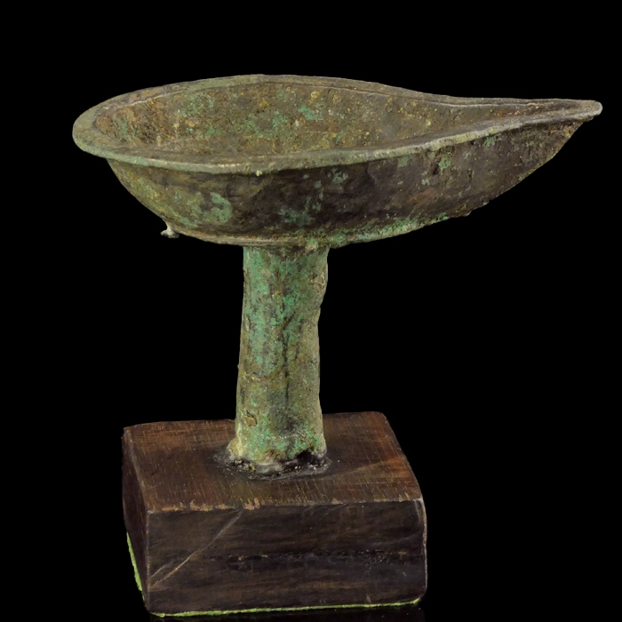 Late Roman - early Byzantine bronze lamp filler