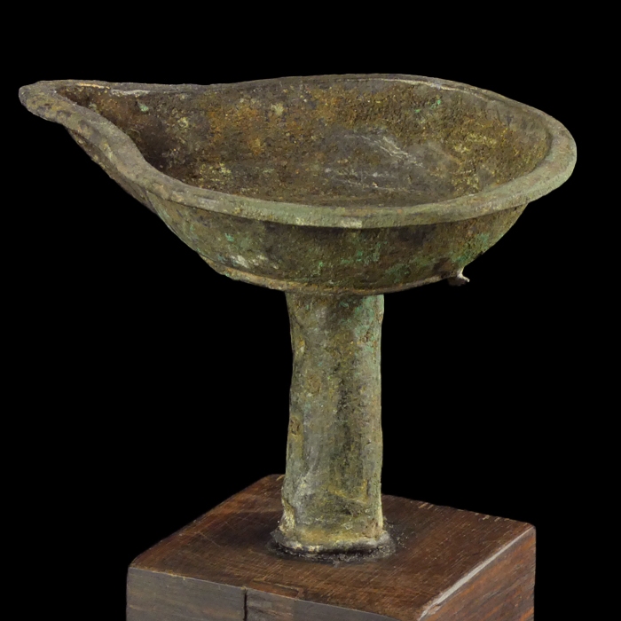 Late Roman - early Byzantine bronze lamp filler