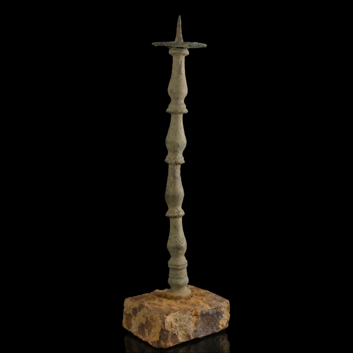 Late Roman - early Byzantine bronze Lamp-stand Candlestick