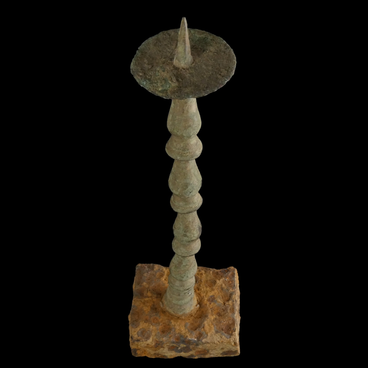 Late Roman - early Byzantine bronze Lamp-stand Candlestick