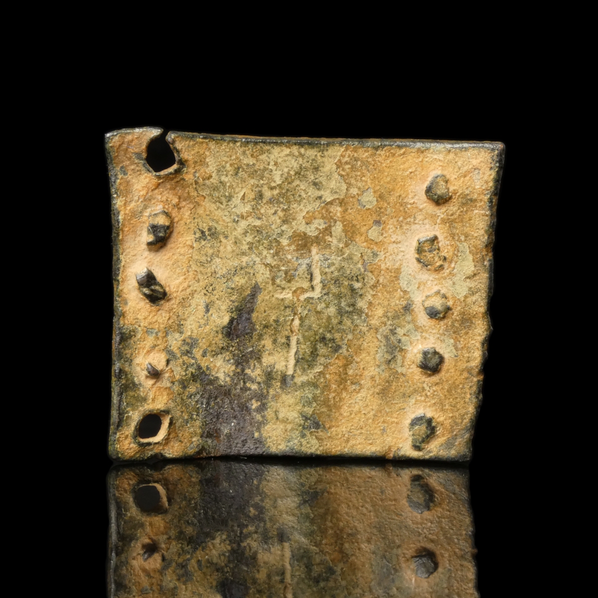 Medieval Limoges buckle plate with Leopard