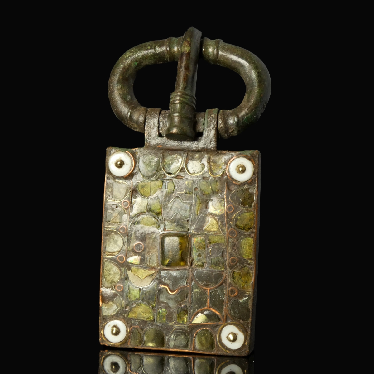 Migration Period, large Visigothic cloisonné belt buckle