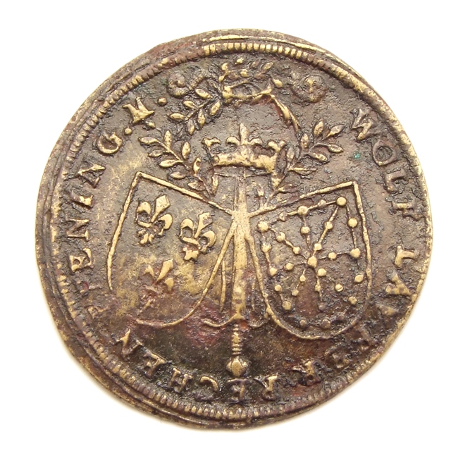 Nuremberg, jeton of King Louis XIII by Wolf Laufer II