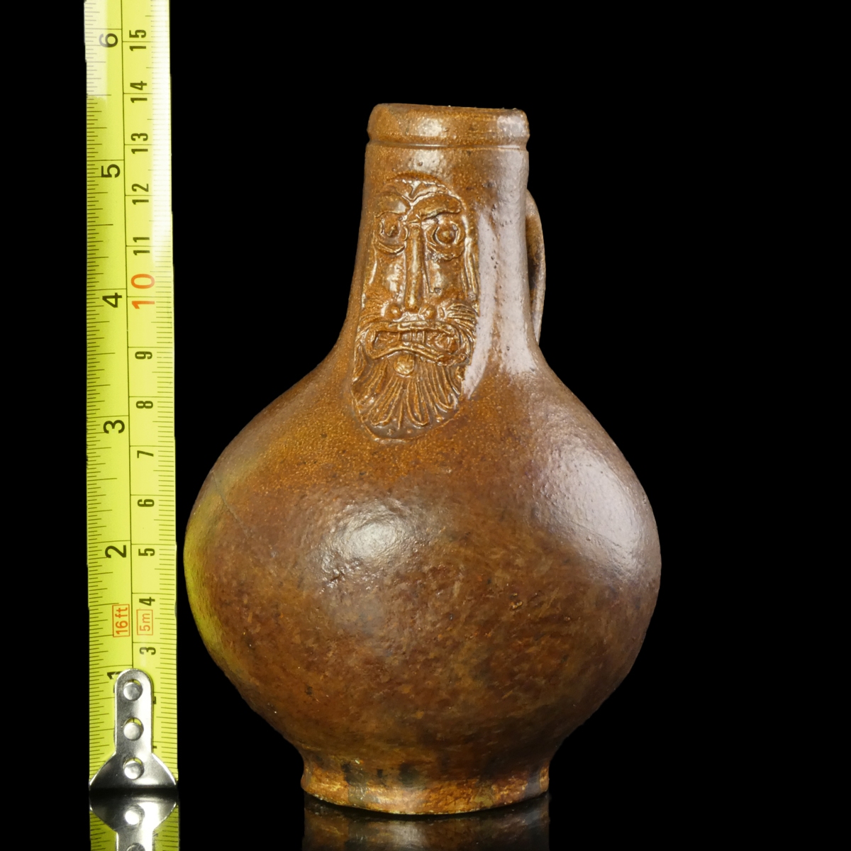 Rare small Bellarmine Jug (Baardmankruikje), Frechen