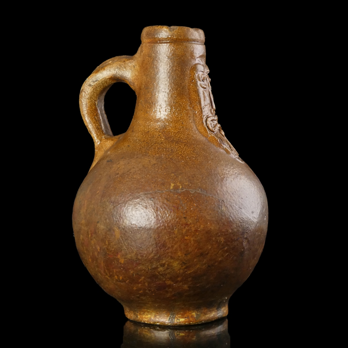 Rare small Bellarmine Jug (Baardmankruikje), Frechen