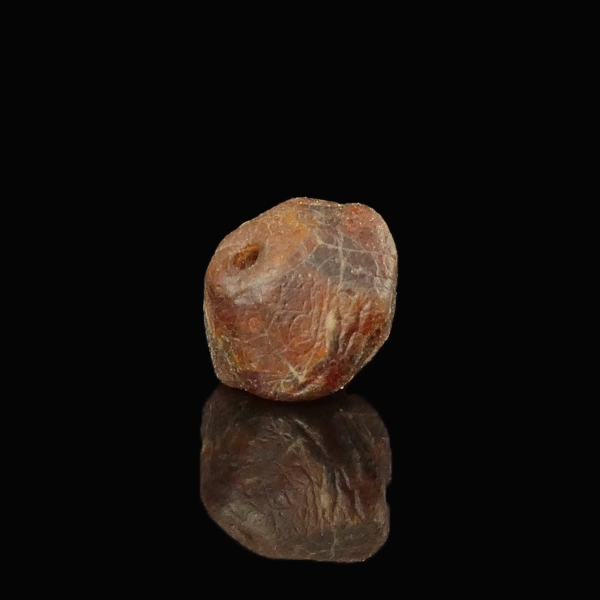 Roman amber bead, facetted