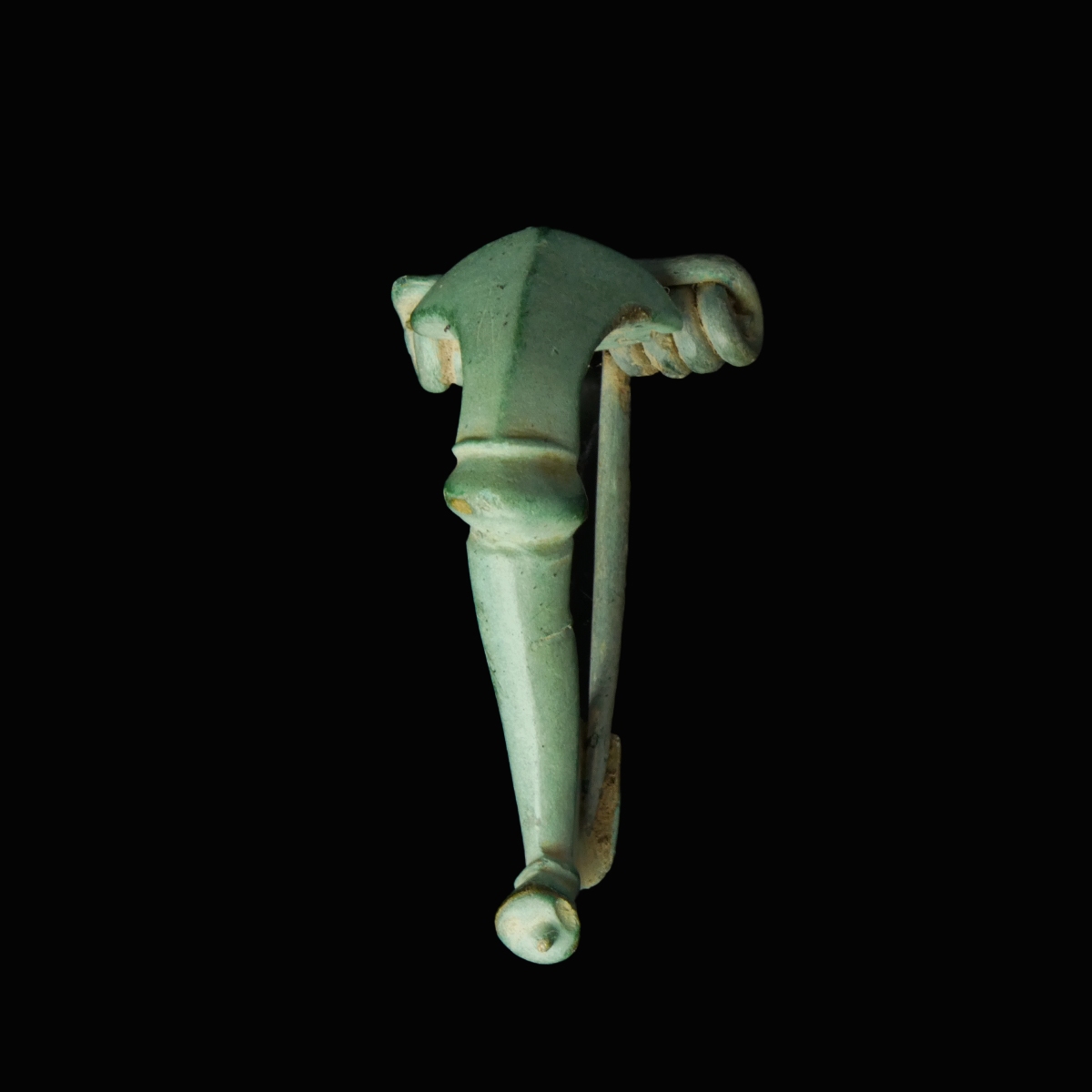 Roman bronze bow fibula