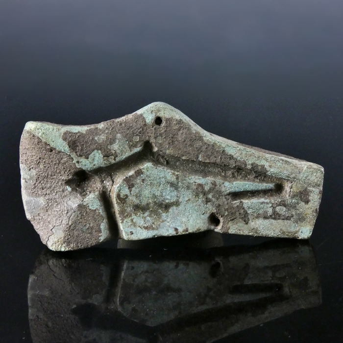 Roman bronze fibula casting mould, very rare