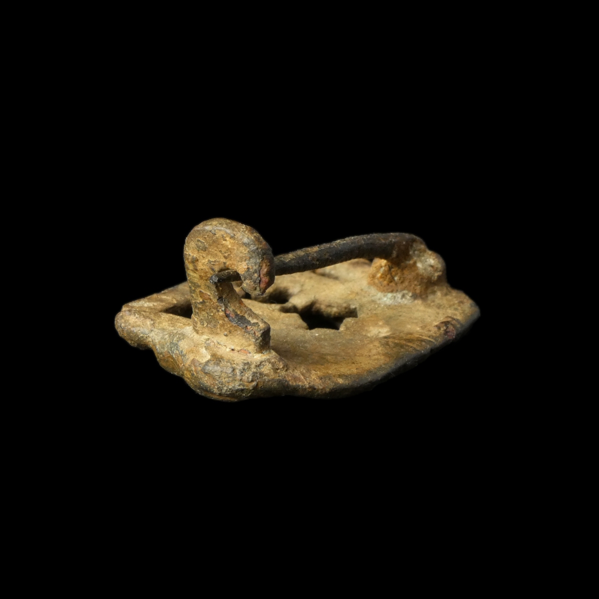 Roman bronze Romulus and Remus fibula