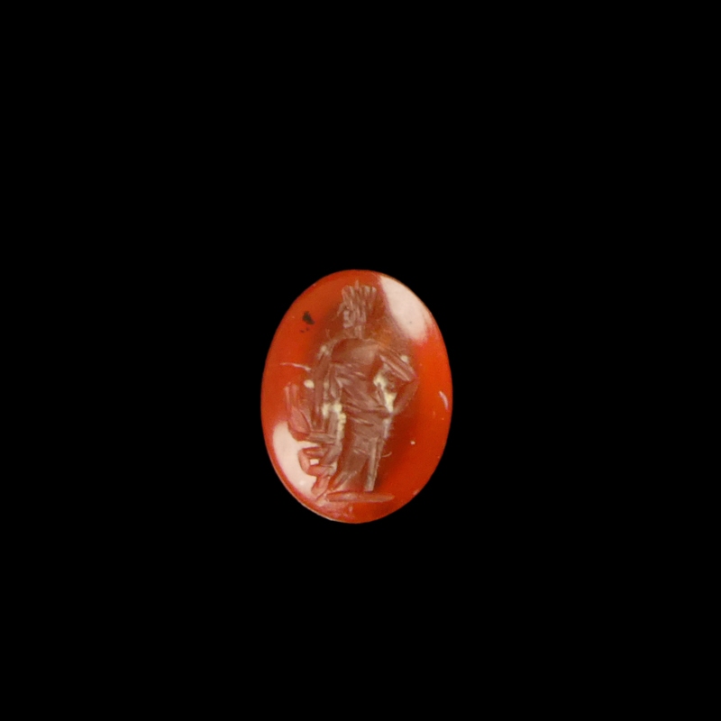 Roman carnelian intaglio with Ceres