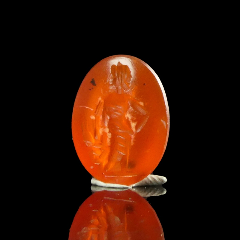 Roman carnelian intaglio with Ceres