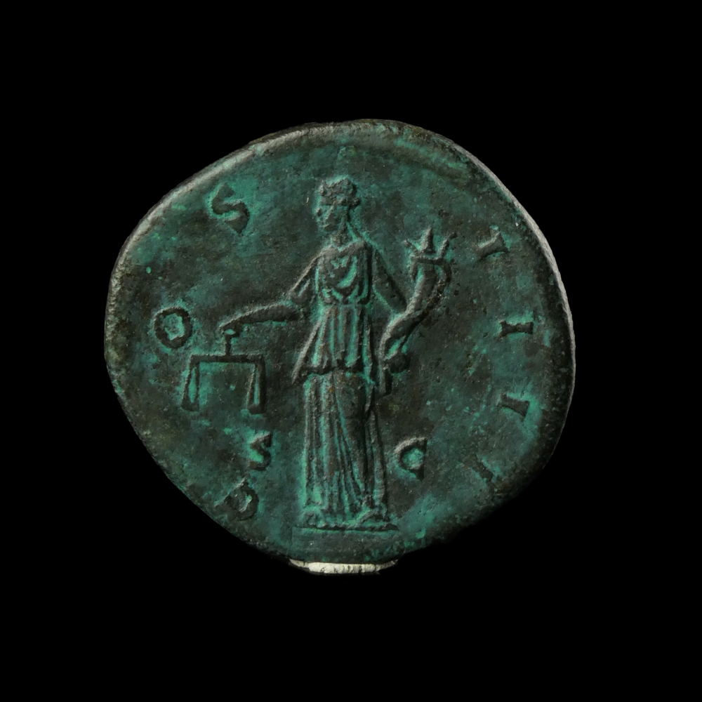 Roman Empire, Antoninus Pius, Æ Sestertius