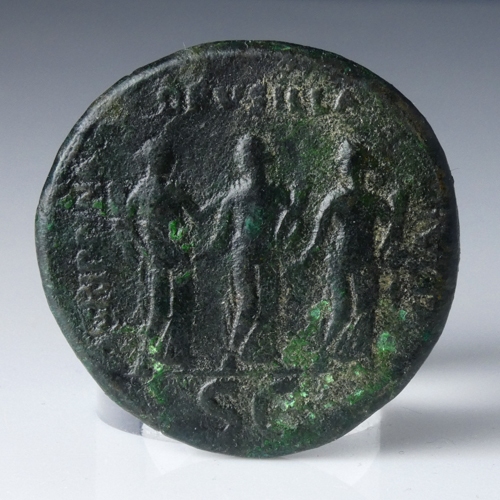 Roman Empire, Caligula (37-41) Sestertius 'The Three Graces'