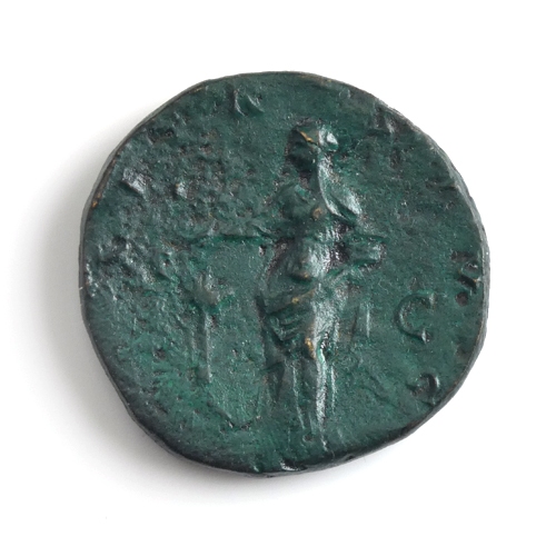 Roman Empire, Faustina (wife Antoninus Pius), Æ Sestertius