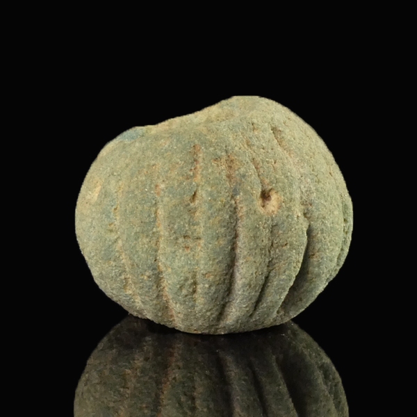 Roman faience melon bead