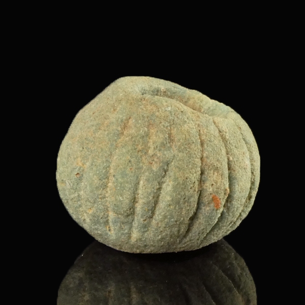 Roman faience melon bead