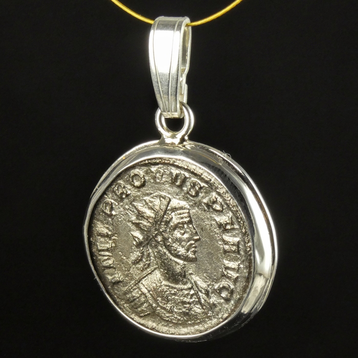 Silver pendant with Roman coin of Probus- variant