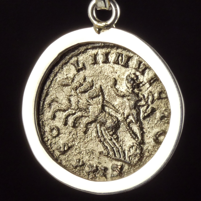 Silver pendant with Roman coin of Probus- variant