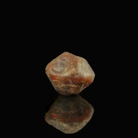 Roman amber bead, facetted