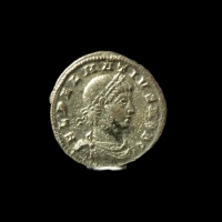 Roman Empire, Delmatius (335-337 AD), silvered Æ Follis