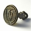 Medieval bronze seal with house mark