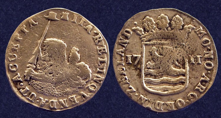 Zeeland, hoedjesschelling 1711, retrieved from the 'Zuytdorp' shipwreck